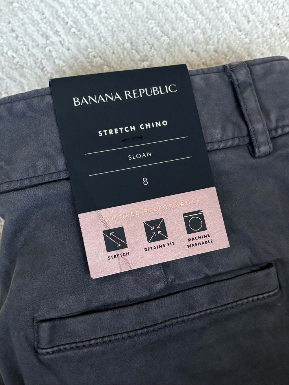 NWT Banana Republic Sloan Fit Mid Rise Pants - Picture 2 of 3